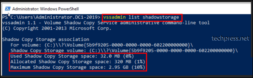 How to use Vssadmin command-line to manage VSS in Windows 11