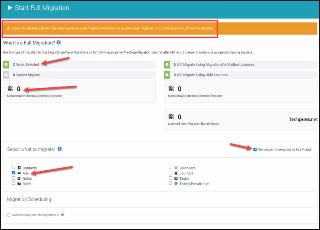 Bittitan MigrationWiz Full Migration