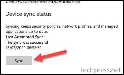 Intune Force Policy Sync