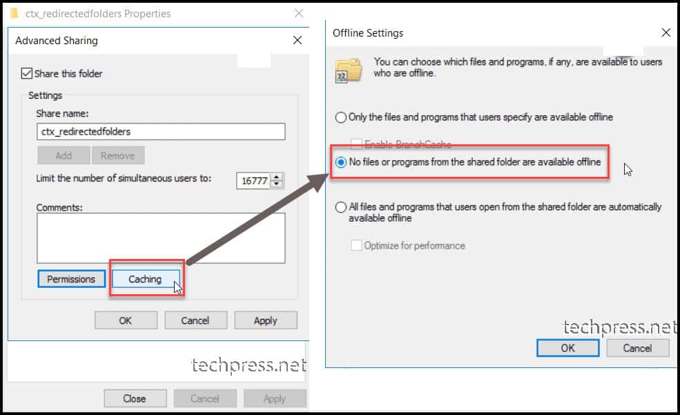 How to Setup Folder redirection in Citrix Network share