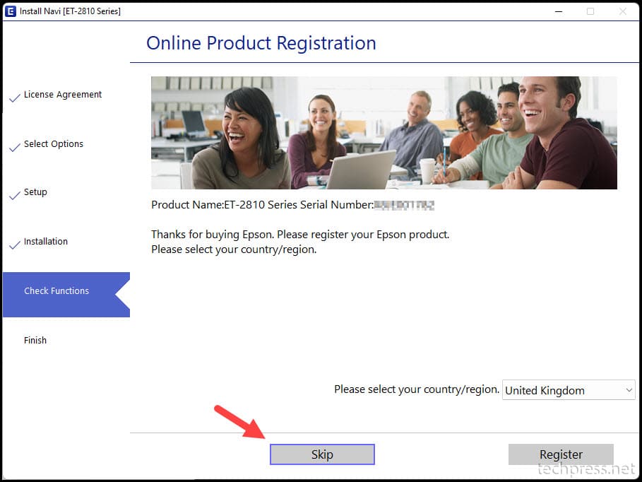 Epson Printer Online registration